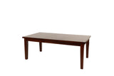 Dining Table Rectangle Table w Leaf 1pc Table Only Rubber wood Antique Walnut Wood Finish B011P207136