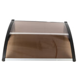 HT-100 x 96cm Household Application Door & Window Rain Cover Eaves Brown Board & 27539880