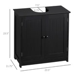 ZUN Bathroom Cabinet with 2 Doors and Shelf Bathroom Vanity black-AS （Prohibited by 34763174