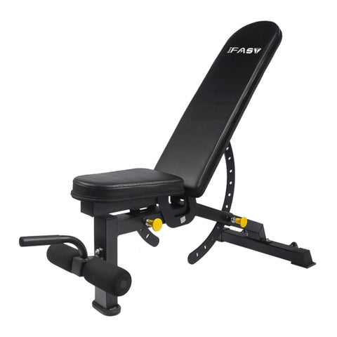ZUN Weight Bench Adjustable Barbell Incline Decline Foldable Utility Workout 03464208