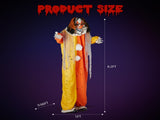 8.2ft Red eyed Clown Outdoor Halloween Decorations 04564886