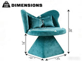 Vanity Chair with Butterfly Back,Swivel Accent Chair Dining Chairs,Makeup Stool for Bedroom Dressing 09159558