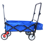 ZUN folding wagon Collapsible Outdoor Utility Wagon, Heavy Duty Folding Garden Portable Hand Cart, Drink W22747803