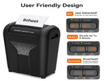8-Sheet Paper Shredder for Home, Quiet Cross Cut Shredders, P-4 Ultra Security, 4 Gal Bin, Shred 59244241
