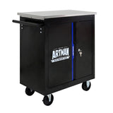 DOUBLE-DOOR CLAPBOARDl MULTI-FUNCTION TOOL CART--BLAKBLUE W1102P182240