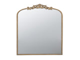 24" x 36" Gold Arch Mirror, Baroque Inspired Wall Decor for Bathroom Bedroom Living Room W2078123418