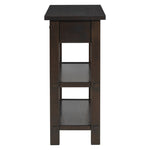 ZUN TREXM Retro Console Table with Drawer and Two Sturdy Shelves for Entryway, Living Room N715P195561P