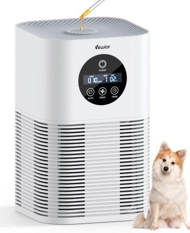 ZUN Air Purifiers for Home Large Room up to 600 Ft², VEWIOR H13 True Hepa Air Purifiers for Pets Hair, 60007427