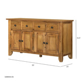 55x19x31.5" Brown Cabinet W2078P175449