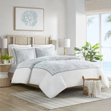 Duvet Cover Mini Set White Full/Queen B03595770