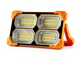 Portable LED Work Solar Light with Stepless Brightness Job Site Battery Rechargeable LED Floor Light 21256053