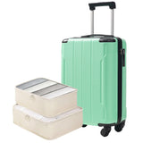 20-Inch Hardshell Carry-On Luggage, Lightweight Durable ABS Suitcase with Spinner Wheels, Built-in 14325455