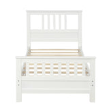 Wood Platform Bed with Headboard and Footboard, Twin WF192972AAK