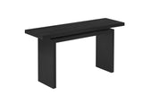 U_STYLE Uniquely Designed Ash Veneer Console Table, Modern Simple Style, Featuring Clever Tabletop N711P241324B