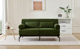 Modern Loveseat Sofa 59" Sofa Couch 2-Seater Sofa with Flexible USB Ports , Unique Cylindrical N719P290584F