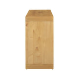 U_STYLE Modern Minimalist Entrance Table, Square Shaped Fashion Design, Easy to Assemble, Suitable N711P245613O