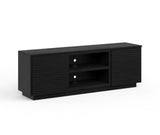 ZUN 73 inch TV Stand for TVs up to 85 inches, No Assembly Required, Black Finish B108P255352