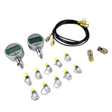 80M Digital Hydraulic Pressure Test Kit Gauge Coupling Hose with Case for Excavator 79310625