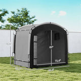 Black Bike Storage Shed Tent for 3-4 Bicycles 60961106