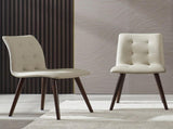 Dining Chairs Set of 2PCS/CTN Kitchen Mid Century Modern Chairs with Wood Legs and PU Leather W5630P456169