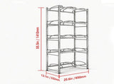 ier Water Jug Holder, 5 Gallon Water Bottle Rack Holds 10 Bottles, Double Row Water Jug Stand for 21500954