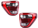 Pair Left & Right Side Rear LED Tail Lights Brake Lamp with Blind Spot Replacement for 2021-2013 73800651