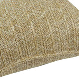 Outdoor/Indoor Throw Pillows, Decorative Throw Pillows with Inserts, Simulated Straw Weaving 18"x18" W419P288613
