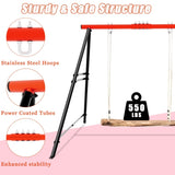 Swing Sets Backyard, Swingset Outdoor Kids, Toddler Porch Swing, Metal A-Frame Swing Stand 20732683