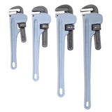 4PCS Aluminium Pipe Wrench Adjustable Jaw Plumbing Pipe Wrench Pipe Wrench W465P203958