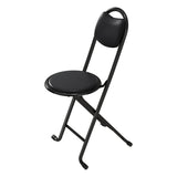2pcs Folding Stool with Back, Cushioned Padded Folding Stool, Portable Folding Chairs for Outdoor W2580P314330