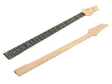 DIY 4 String Flame Shaped Style Electric Bass Guitar Kits with Mahogany Body, Maple Neck and 31080404