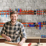 Red Magnetic Tool Organizer Strips - Carbon Steel Construction, Ideal for Clutter-Free 03086117