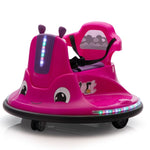 ZUN 12V Snail-Shaped Kids Electric Bumper Car with Remote Control, Ride On Car with LED Lights, Music, W2181P156754