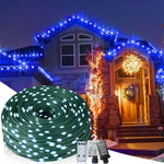 ZUN Christmas Rope Lights,1000LED/328Ft Outdoor Decorative String Strobe with 8 Modes/Remote/IP67 75926382