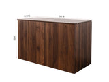 Computer with Drawers, Modern Corner Home Office storage with extendable table, Study Writing W331P297437
