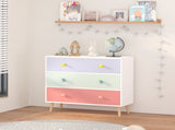 Kids 3 Drawer Dresser, Baby Nightstand for Bedroom, Storage Cabinet for Toddler Child for Living 25977899