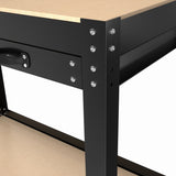 63" Tools Cabinet Working Tables Workbench Tool Storage Workshop Table with Drawers and Pegboard W2079P185202