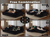 Double Chaise Lounge Chair Indoor,Oversized Upholstered Sleeper Cloud Couch,Deep Seat Luxury Sofa 36926100