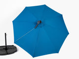 10ft Solar LED Offset Hanging Market Patio Umbrella W640P234516