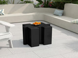 Puzzle Art Side Table, Modular Concave Edge MGO Table - Buy Singles or Combine for Custom Layouts, N770P347932B