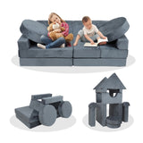 14pcs Kids Sofa Modular Play Couch,Child Sectional Sofa to Boost Creativity,Boys and Girls DIY W2911P220583