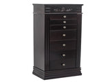 Jewelry Armoire with Mirror, 8 Drawers & 16 Necklace Hooks, 2 Side Swing Doors 62583884