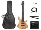 GIB 5 String Full Size Electric Bass Guitar SS Pickups and Amp Kit for The 92408941