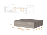 Light Gray Wall-Mounted Floating Nightstand B062P175153