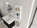 12" Bathroom Wall-Mounted Storage Rack, Float Mounting Design, W999P277165