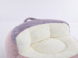 Oversized Bean Bag Chairs,Multicolor Faux Fur Couch Filled with Shredded Sponge,Large Lounger Sofa 63896610