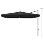 ZUN Outdoor beach umbrella/Sun Umbrella （Prohibited by WalMart） 83425403