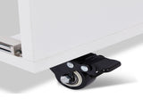 Foldable Manicure Table with Electric Dust Collector, Lockable Wheels, Wrist Cushion, Drawers & 05935008