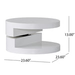 ZUN MODERNESQUE ROTATING COFFEE TABLE 3 55055.00