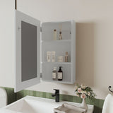 Parks Medicine Cabinet With Included Mirror, White B128P237174
